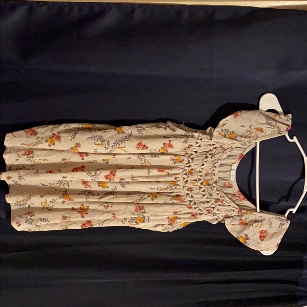 Floral Tank Cap Sleeve